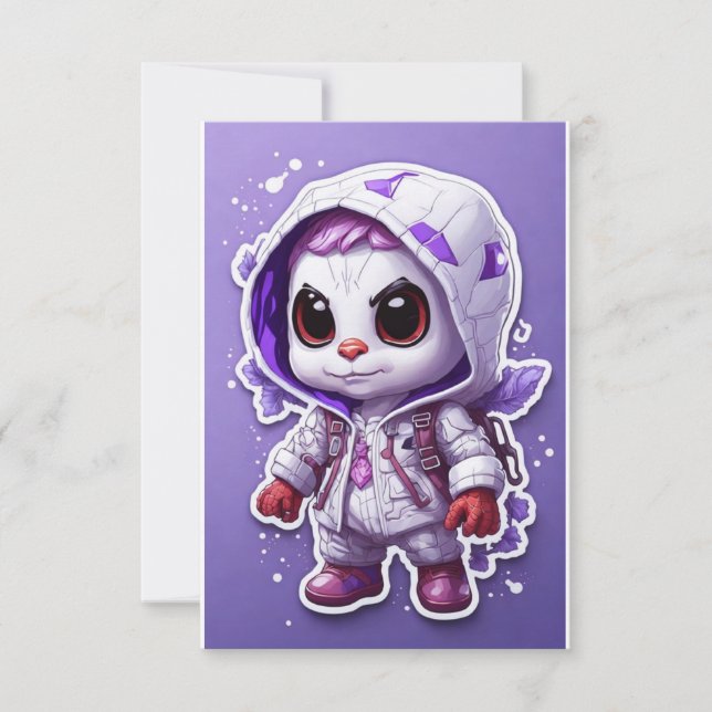 Pequeña Hombre Araña - Tarjeta plana (Anverso)