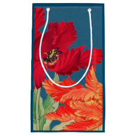 PEQUEÑA IMPRESIÓN JAPONESA AZUL DE LA BOLSA DE REGALO