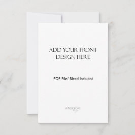 Pequeña Impresión vertical de tarjeta de doble cara de 3,5