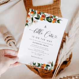 Pequeña invitación a la ducha de bebé