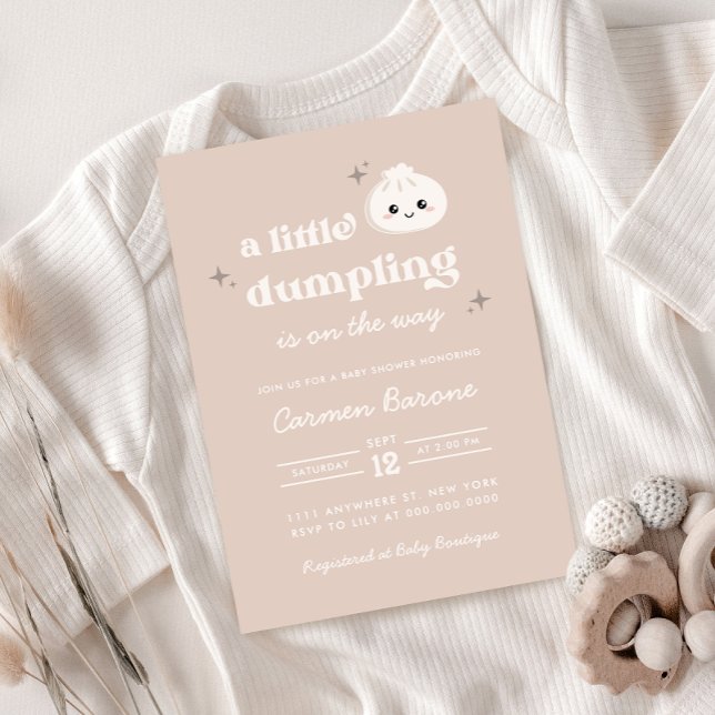 Pequeña invitación de Baby Shower a Bao Dim Sum (Subido por el creador)