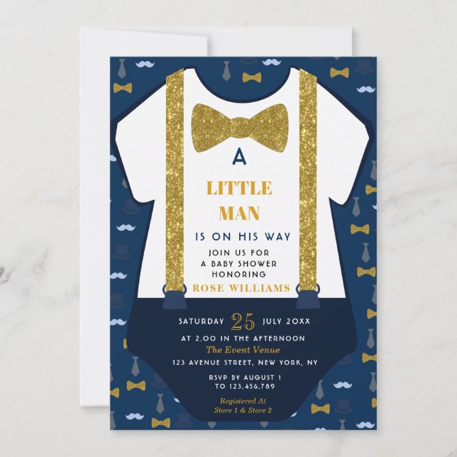 Pequeña invitación de la fiesta de bienvenida al (Anverso)