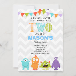 Pequeña invitación de la fiesta de cumpleaños del