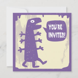 Pequeña invitación del monstruo - PÚRPURA