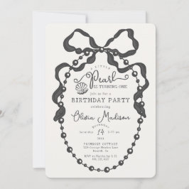 Pequeña invitada de cumpleaños de Pearl Black Coqu