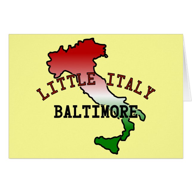 Pequeña Italia Baltimore (Anverso (Horizontal))