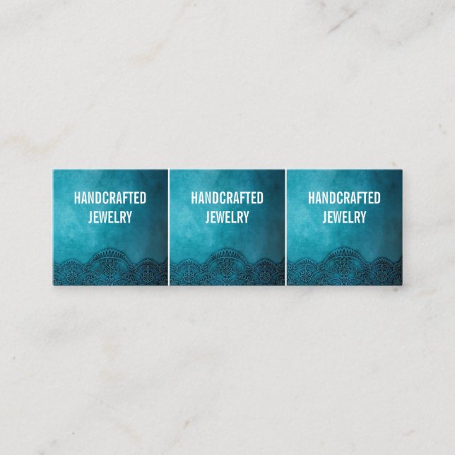 Pequeña Joyería Personalizar de tarjetas Textos- M (Anverso)