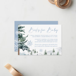 Pequeña Libros de Invierno para Tarjeta de Bebé