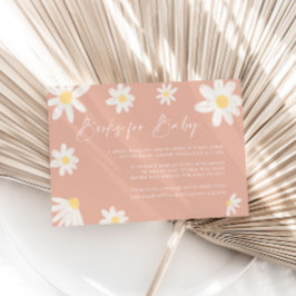 Pequeña Libros para tarjeta de bebé Rubor Daisy Pink