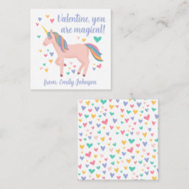 Pequeña Magical tarjeta de San Valentín para niños de unic
