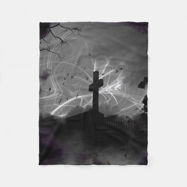 Pequeña manta grave ocultada del paño grueso y (Anverso)