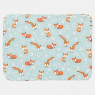 Pequeña manta para bebés Fox