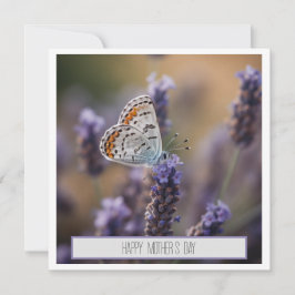 Pequeña mariposa con personalizable de lavanda