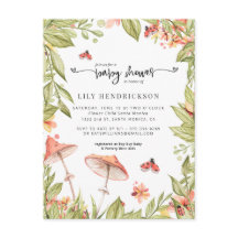 Pequeña Mariquita | Invitación de Baby Shower de P