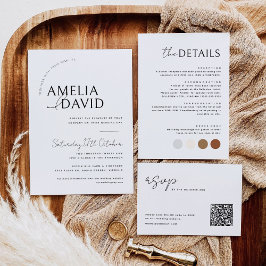 Pequeña Minimalista La Tarjeta De Alojamiento De Informaci