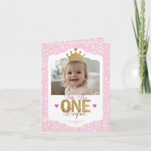 Pequeña Miss Maravillosa cumpleaños Invitación dob