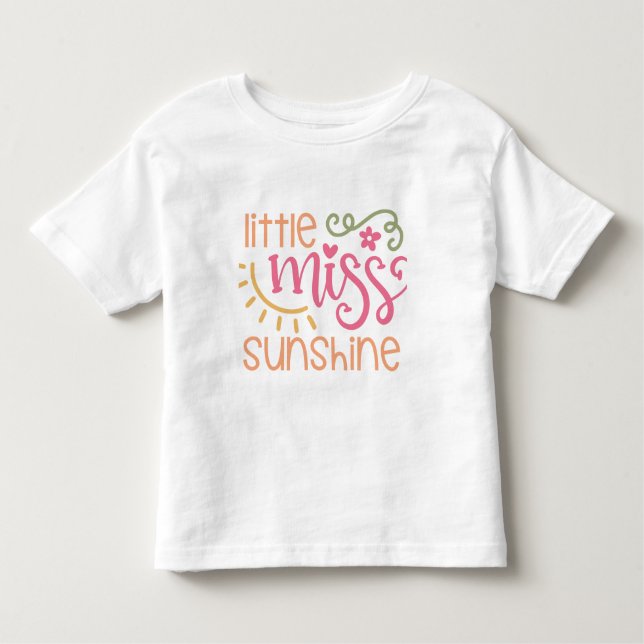 Pequeña Miss Sunshine Chica, pequeña camiseta (Anverso)