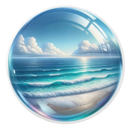 Pequeña Náutica - Pomos de cajón de cerámica oceán