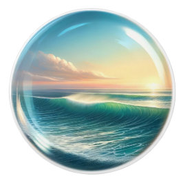 Pequeña Náutica - Pomos de cajón de cerámica oceán