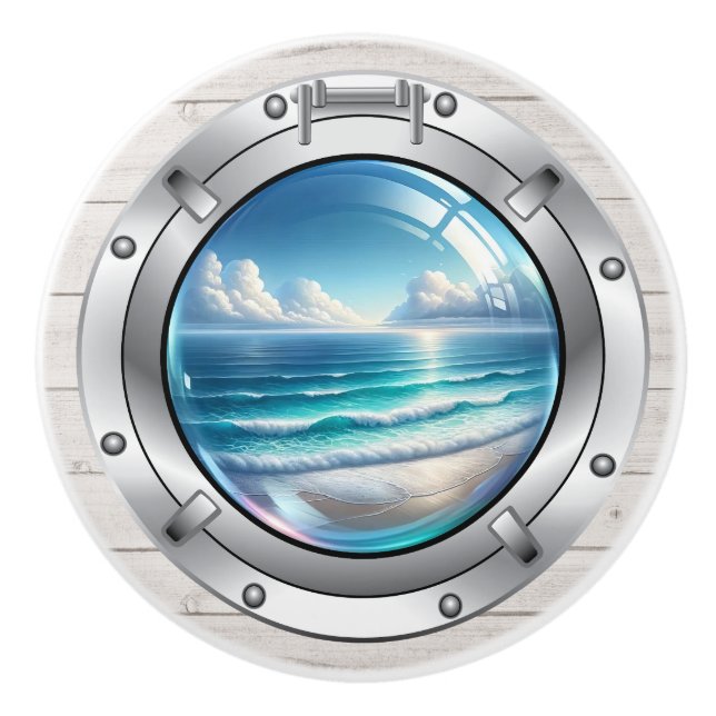 Pequeña Náutica - Pomos de cajón de cerámica oceán (Anverso)