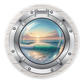 Pequeña Náutica - Pomos de cajón de cerámica oceán