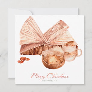Pequeña Navidades cómodos Reserva una tarjeta de fotos par