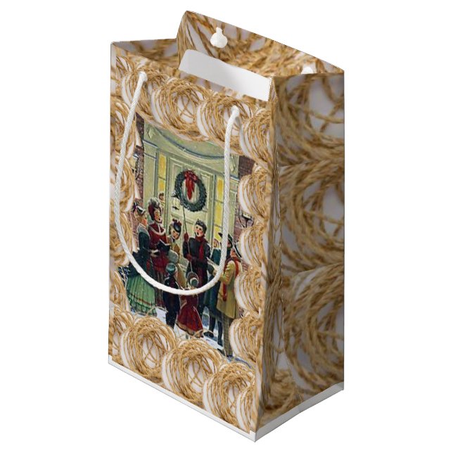 Pequeña Navidades de la bolsa de regalo (Angulo Anverso)