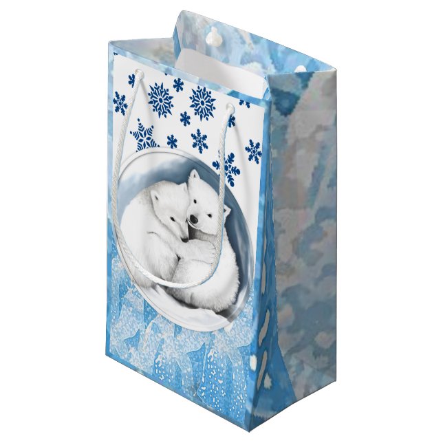Pequeña Navidades de la bolsa de regalo (Angulo Anverso)
