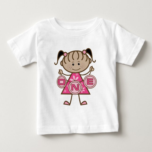 Pequeña Niña camisetas y regalos de cumpleaños (Anverso)