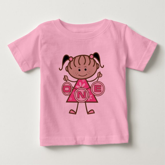 Pequeña Niña camisetas y regalos de cumpleaños (Anverso)