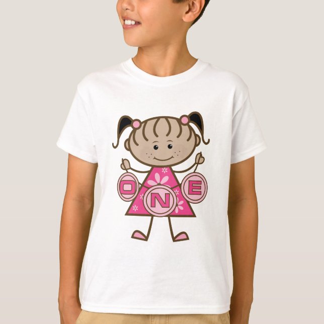 Pequeña Niña camisetas y regalos de cumpleaños (Anverso)