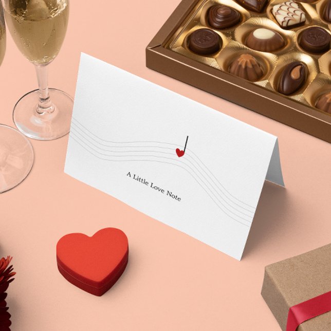 Pequeña nota de amor horizontal toda la tarjeta de (Subido por el creador)