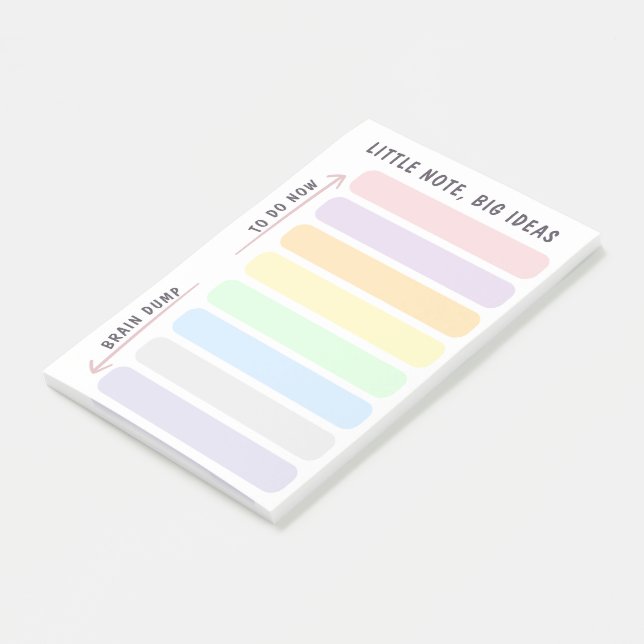 Pequeña Nota Grandes Ideas Tranquilidad suave Somb (En perspectiva)