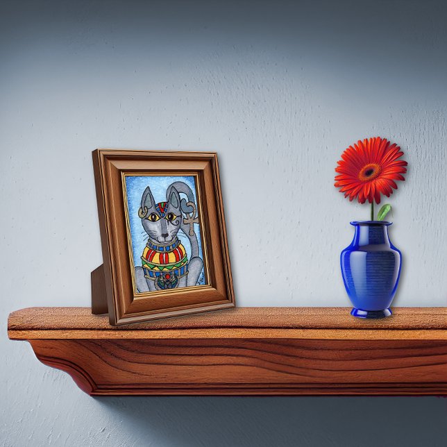 Pequeña obra de arte folclórico de una diosa gata  (Subido por el creador)