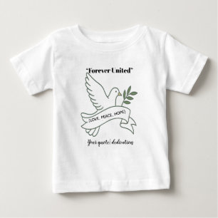 Pequeña paloma de amor - Camiseta de bebé personal