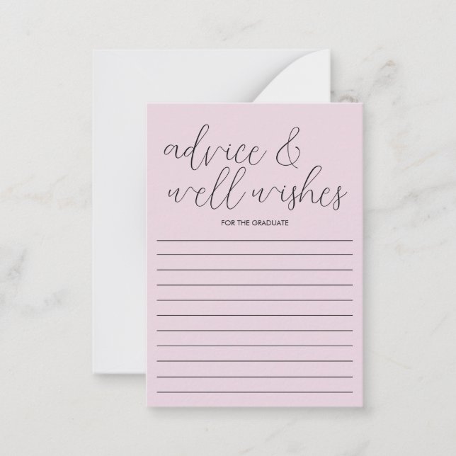 Pequeña Partido de Graduación de Tarjeta de Consejos de Gr (Anverso)