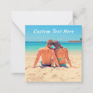 Pequeña Personaliza tu tarjeta de fotos con texto Personal