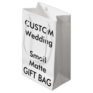 Pequeña Personalizado boda Bolsa de regalo MATTE PEQUEÑO 5