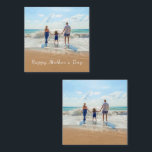 Pequeña Personalizado de la tarjeta fotográfica del día de<br><div class="desc">Tarjetas del Día de la Madre Feliz - Foto y texto Personalizado - Único su propio diseño - Madre personalizada / familia / amigos o regalo personal - Añadir su texto y foto - Redimensionar y mover o eliminar y agregar elementos / imágenes con la herramienta Personalización ! Elija fuente...</div>