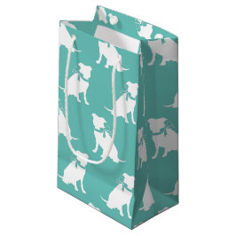 Pequeña Pit Bulldog Puppy Pitbull Pequeño Bolsa De Regalo