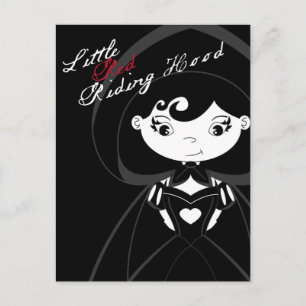 Pequeña postal de la Caperucita Roja
