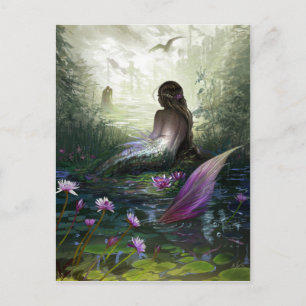 Pequeña postal de sirena