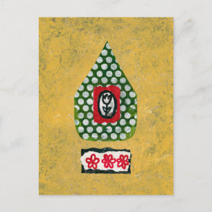 Pequeña postal de tulipán