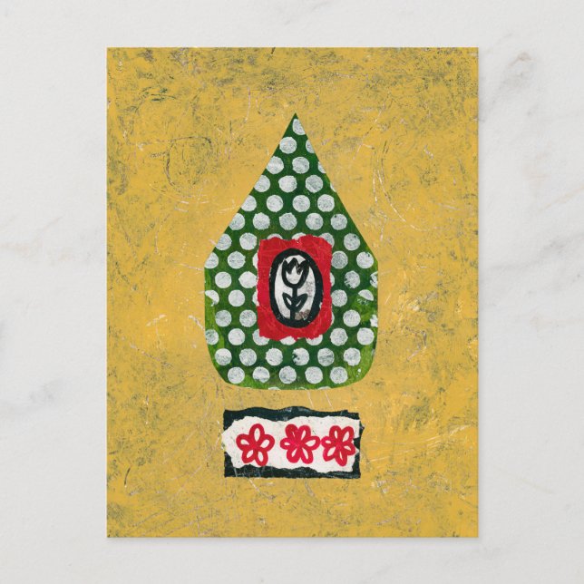 Pequeña postal de tulipán (Anverso)