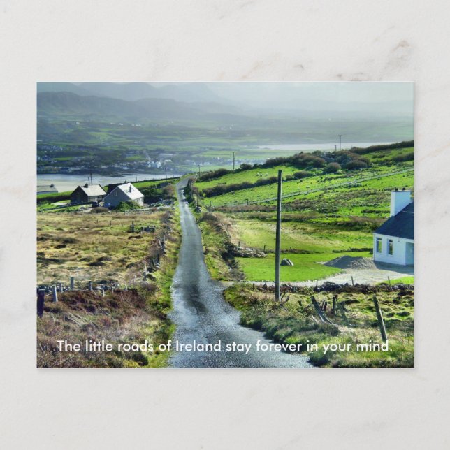 Pequeña postal irlandesa (Anverso)