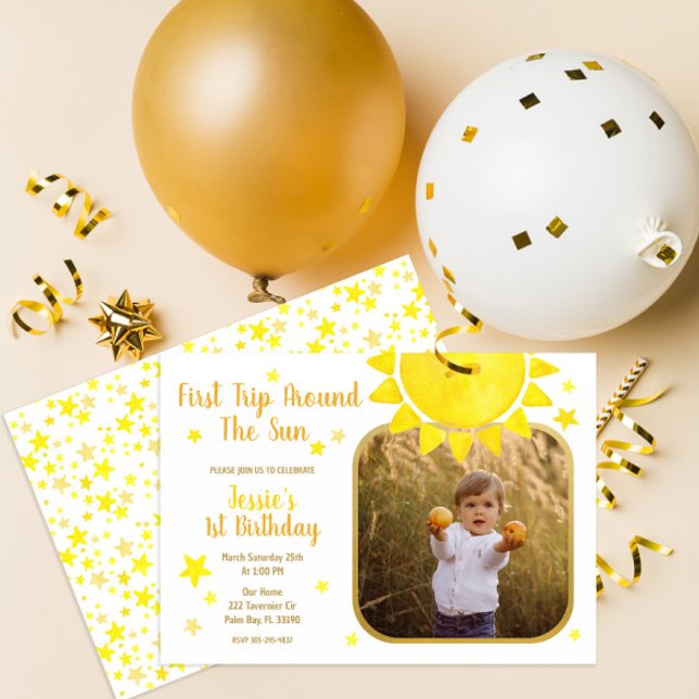 Pequeña Primer viaje alrededor del Sol Foto Tarjeta de agr (Subido por el creador)