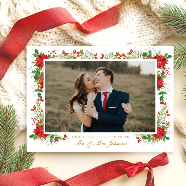 Pequeña Primera tarjeta de matrimonio de Navidad (Subido por el creador)