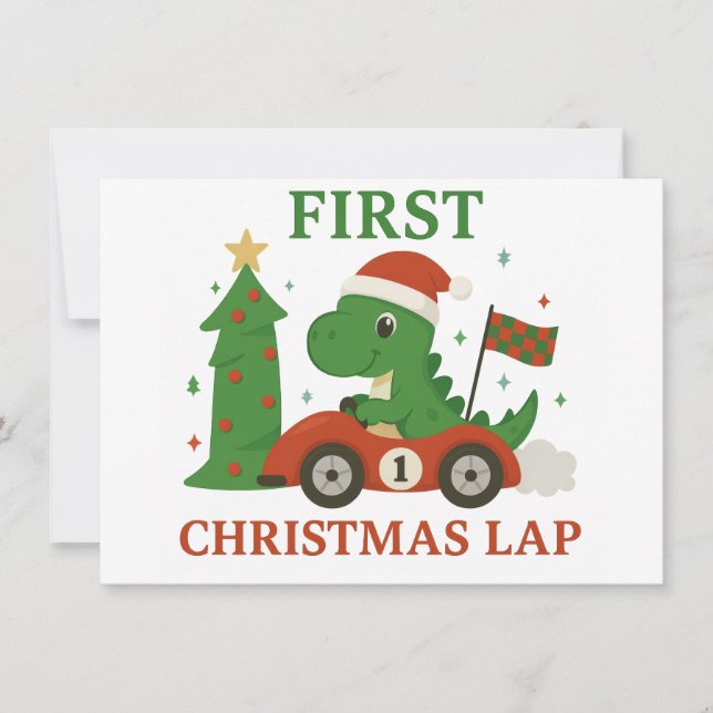 Pequeña Primera Tarjeta de Navidad (Anverso)