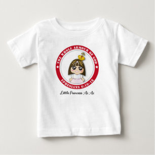 Pequeña Princesa Ai Ai Baby Camiseta Jersey Fina
