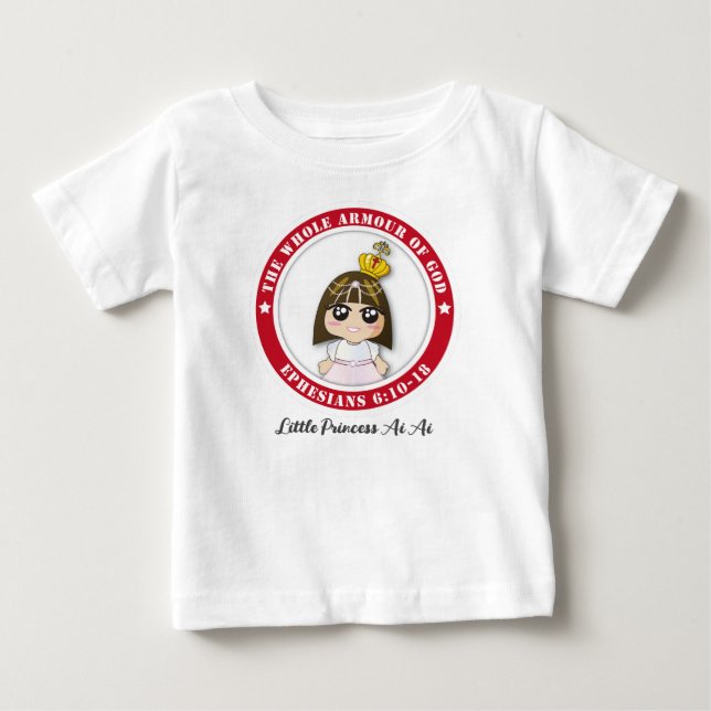 Pequeña Princesa Ai Ai Baby Camiseta Jersey Fina (Anverso)